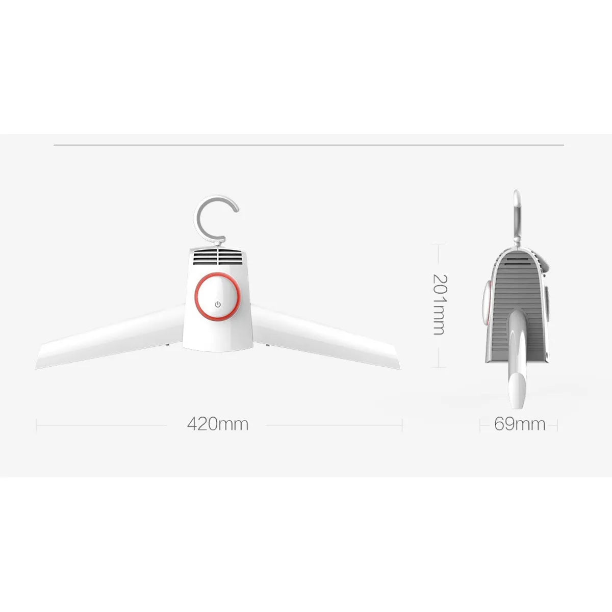 Gancho Secador Eléctrico Portátil